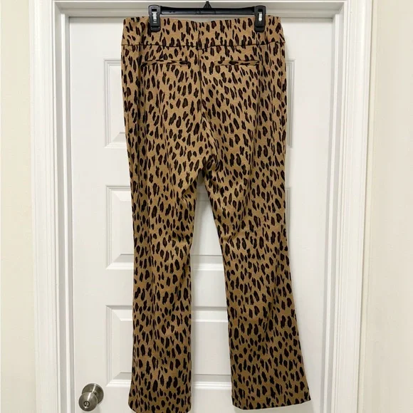 New York & Company Animal Print Pull on Bootcut Pants - Picture 3 of 6